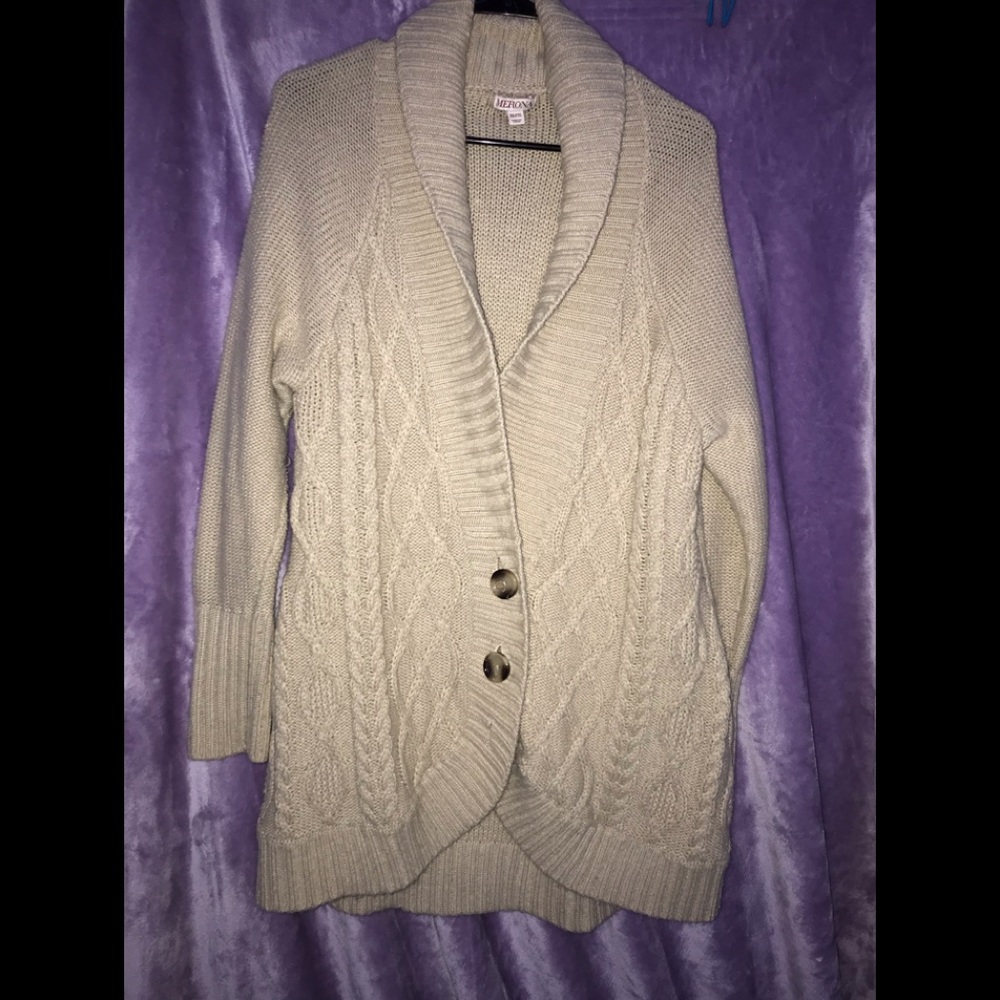 Women’s Long Sleeve Chenille Open